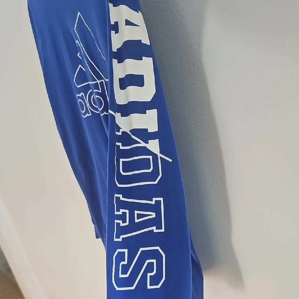 Adidas Blue Performance Sweatshirt - Picture 2 of 4